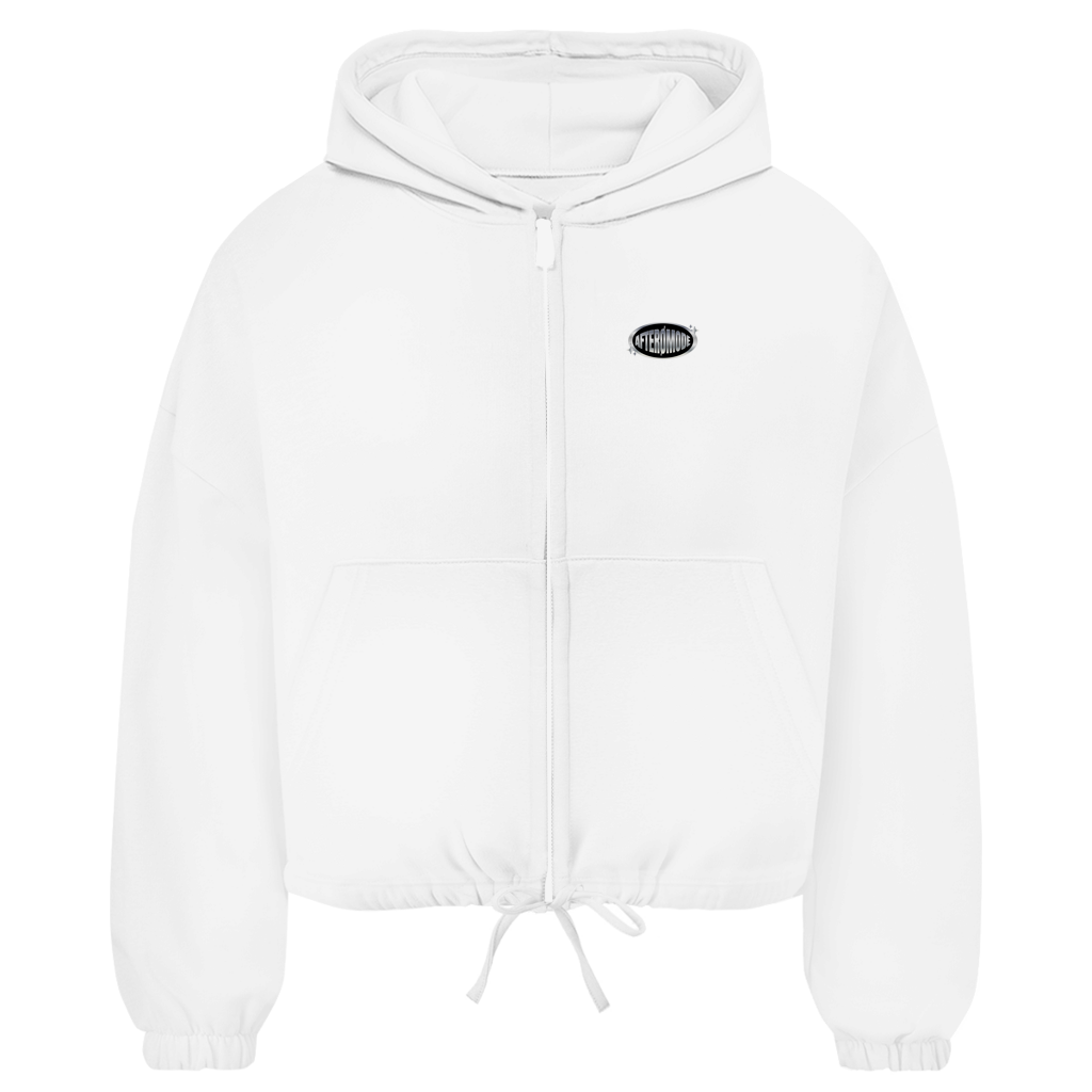 Chrome Butterfly – Zipper Hoodie Damen