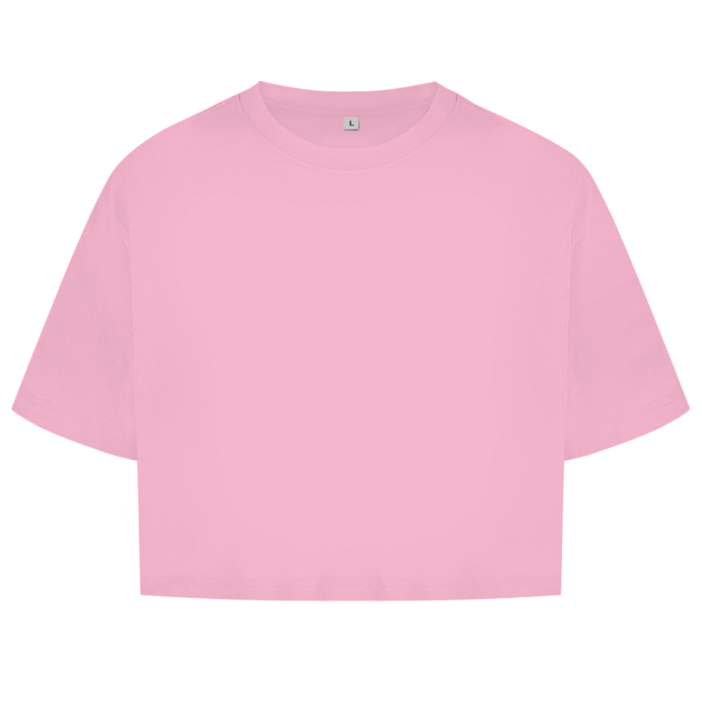 Heavy Lips – Oversize Crop Top Damen