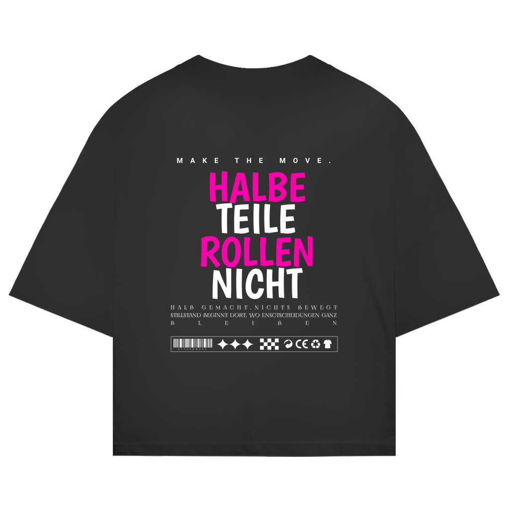 Halbe Teile Oversize T-Shirt