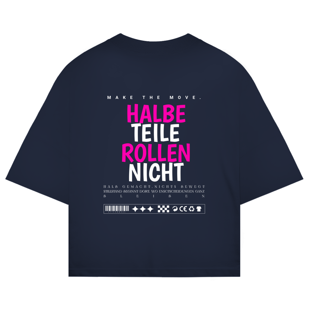 Halbe Teile Oversize T-Shirt
