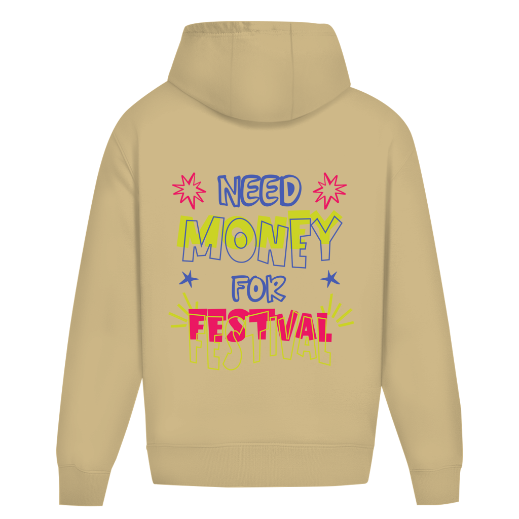 Need money Oversize Hoodie Ohne Kordel