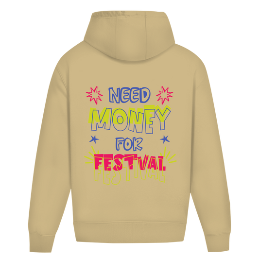 Need money Oversize Hoodie Ohne Kordel