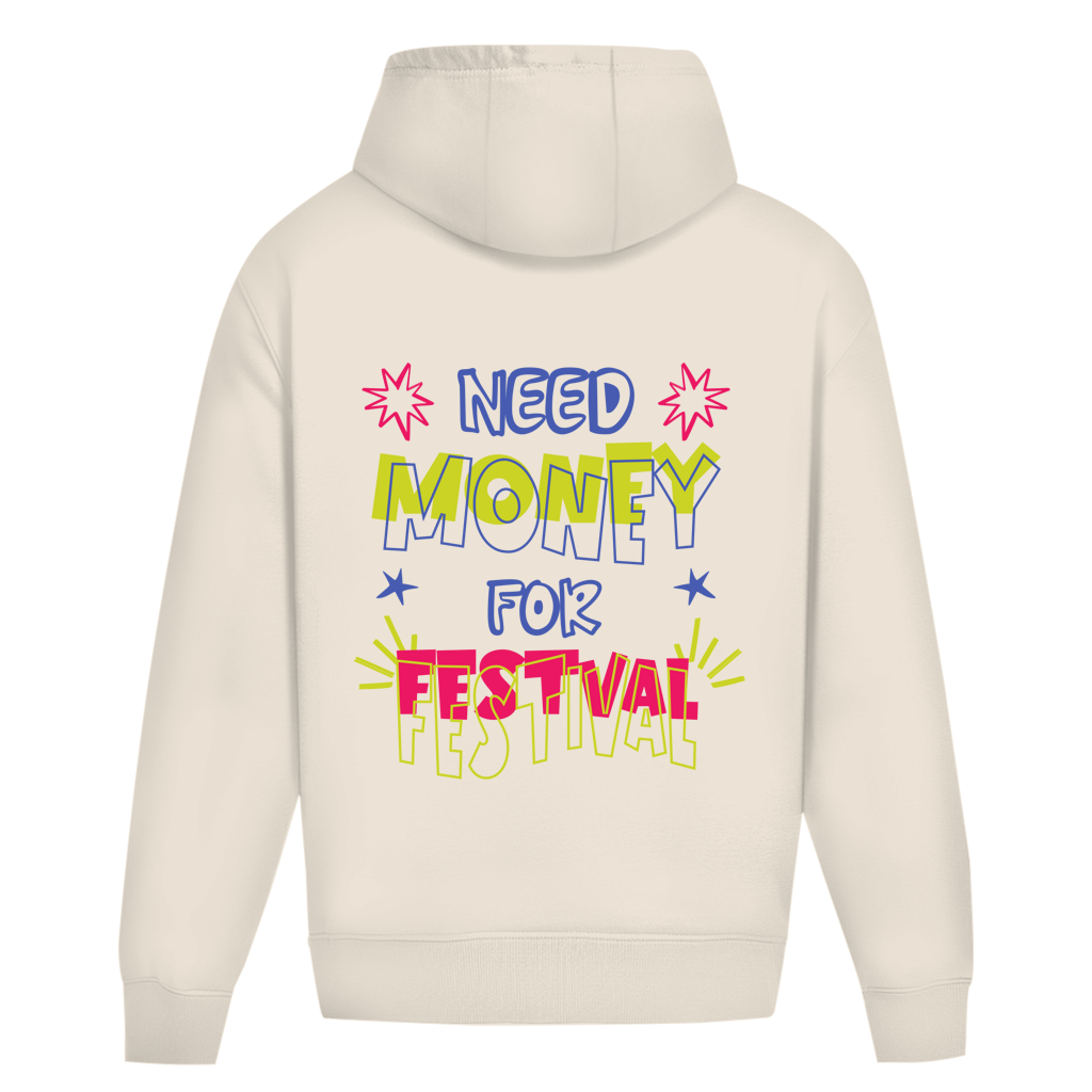 Need money Oversize Hoodie Ohne Kordel