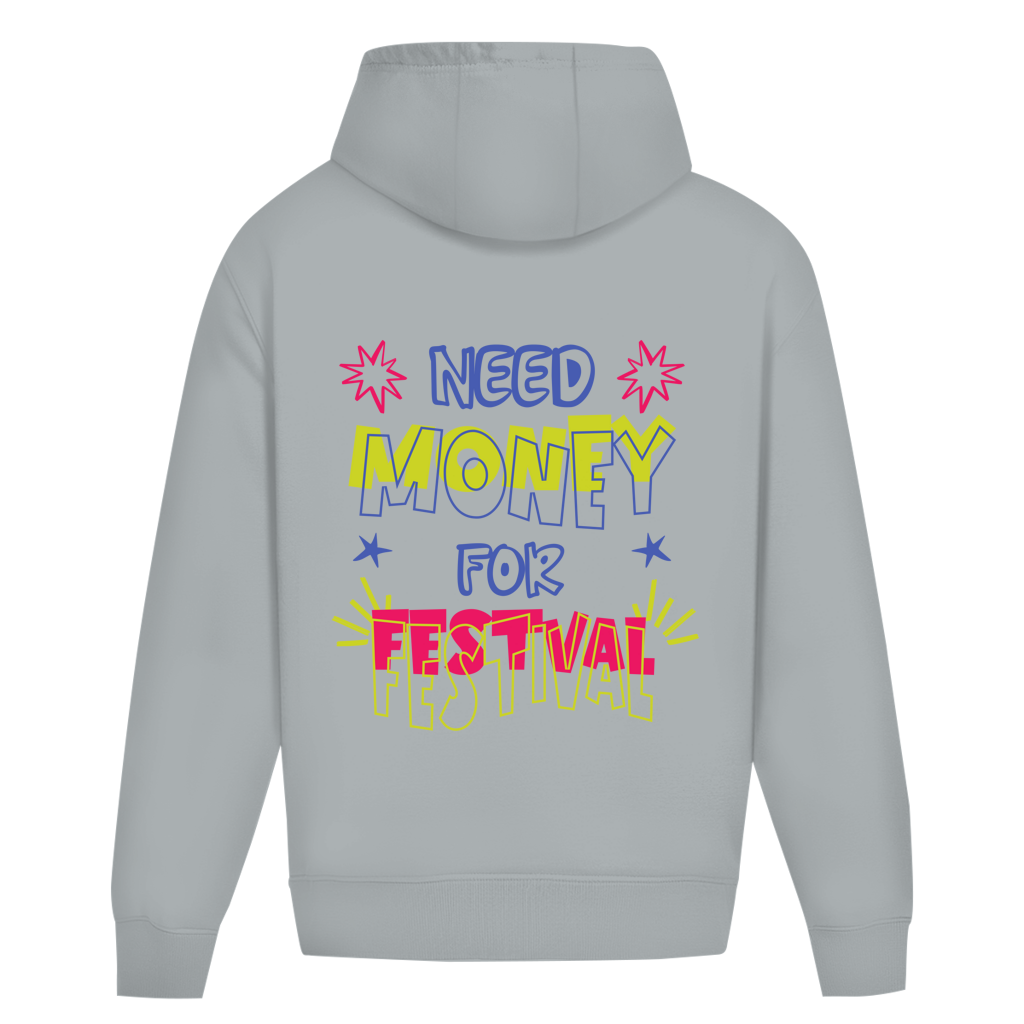 Need money Oversize Hoodie Ohne Kordel