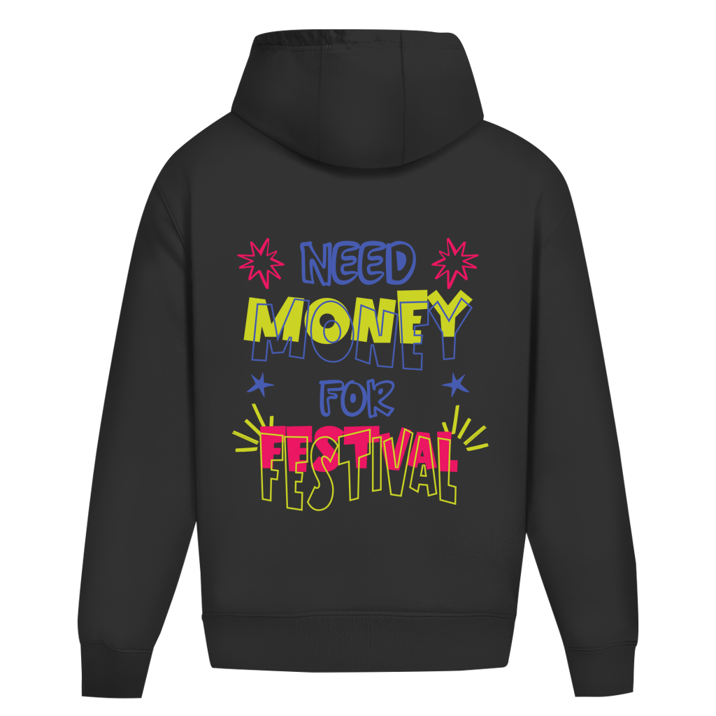 Need money Oversize Hoodie Ohne Kordel