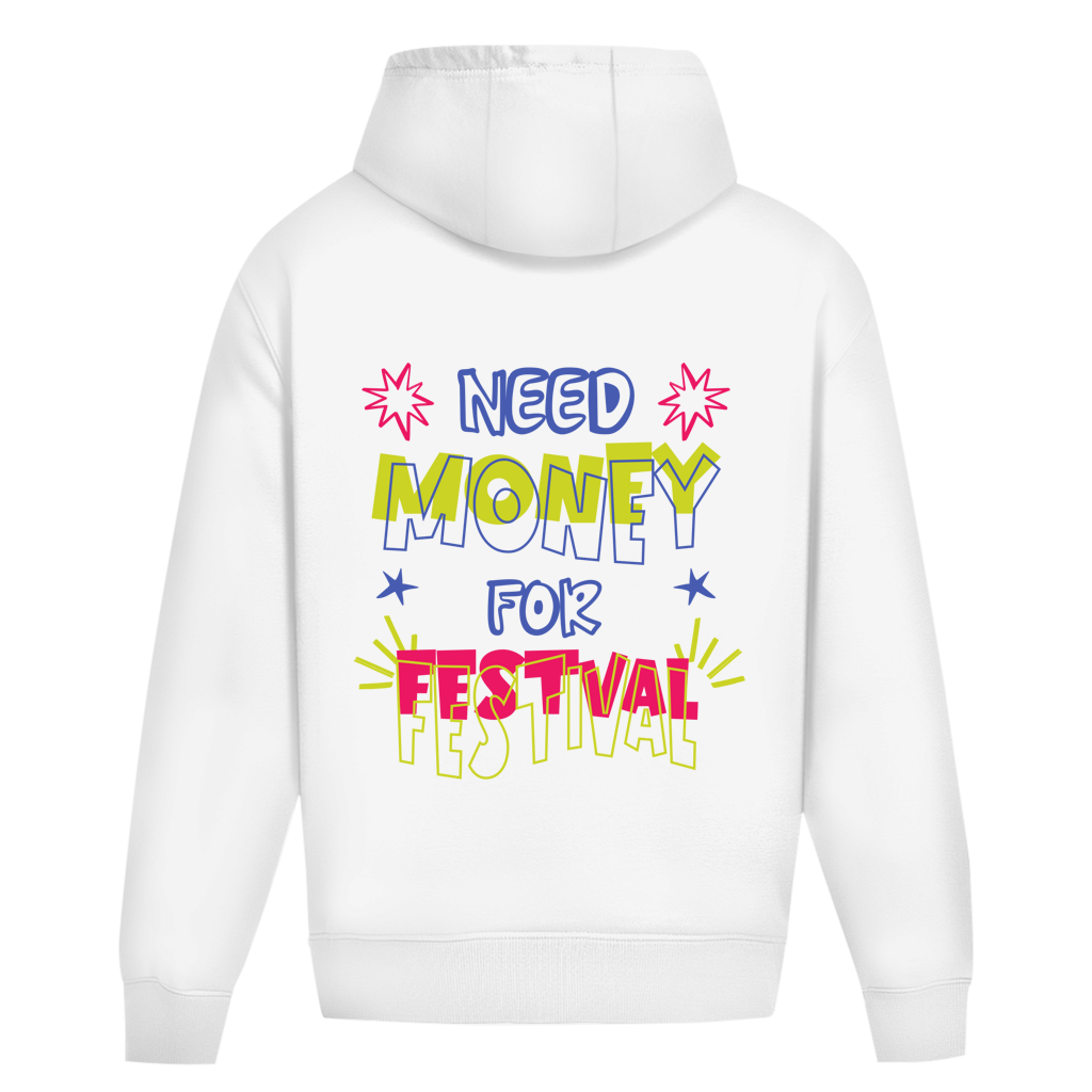 Need money Oversize Hoodie Ohne Kordel