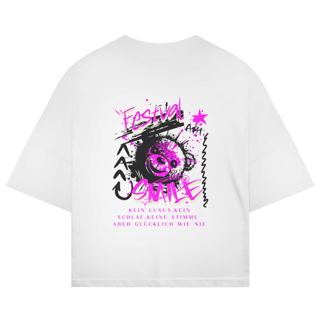 Festival  Smile Oversize T-Shirt