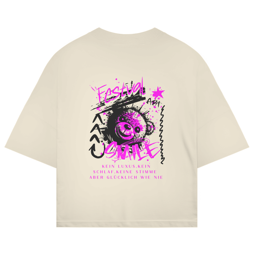 Festival  Smile Oversize T-Shirt