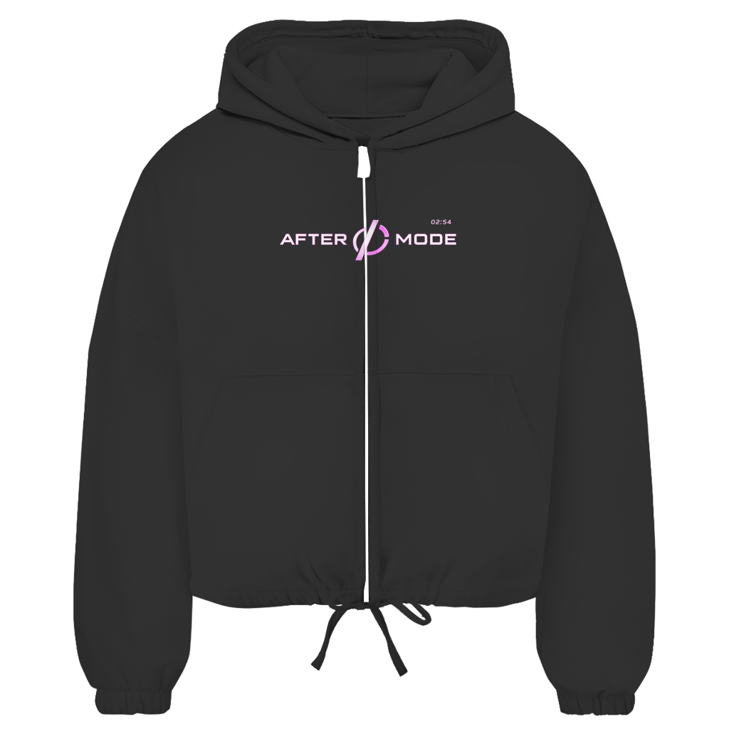 Butterfly Damen Zipper Hoodie Butterfly Black