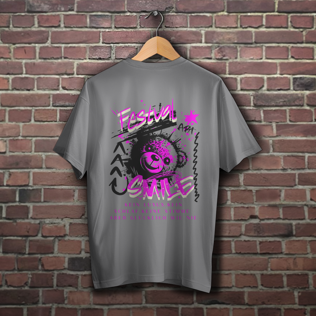 Festival Smile Oversize T-Shirt