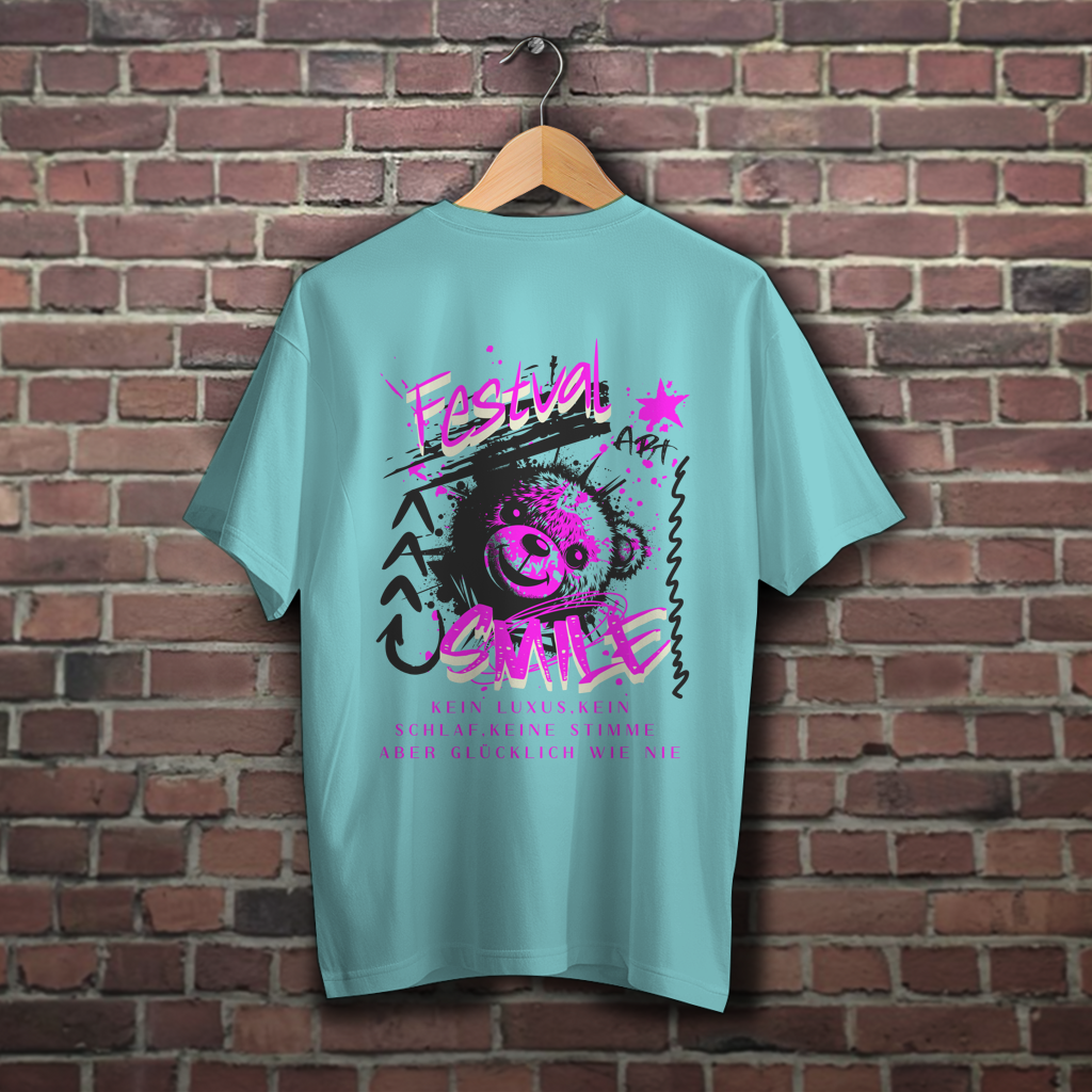Festival Smile Oversize T-Shirt