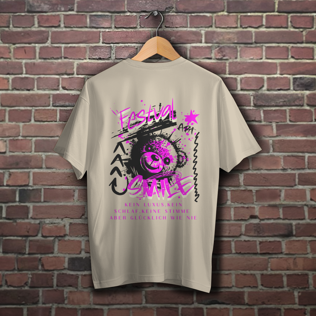 Festival Smile Oversize T-Shirt