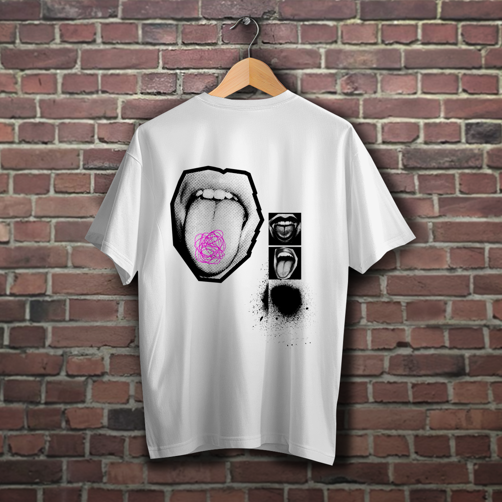 Tongue Oversize T-Shirt
