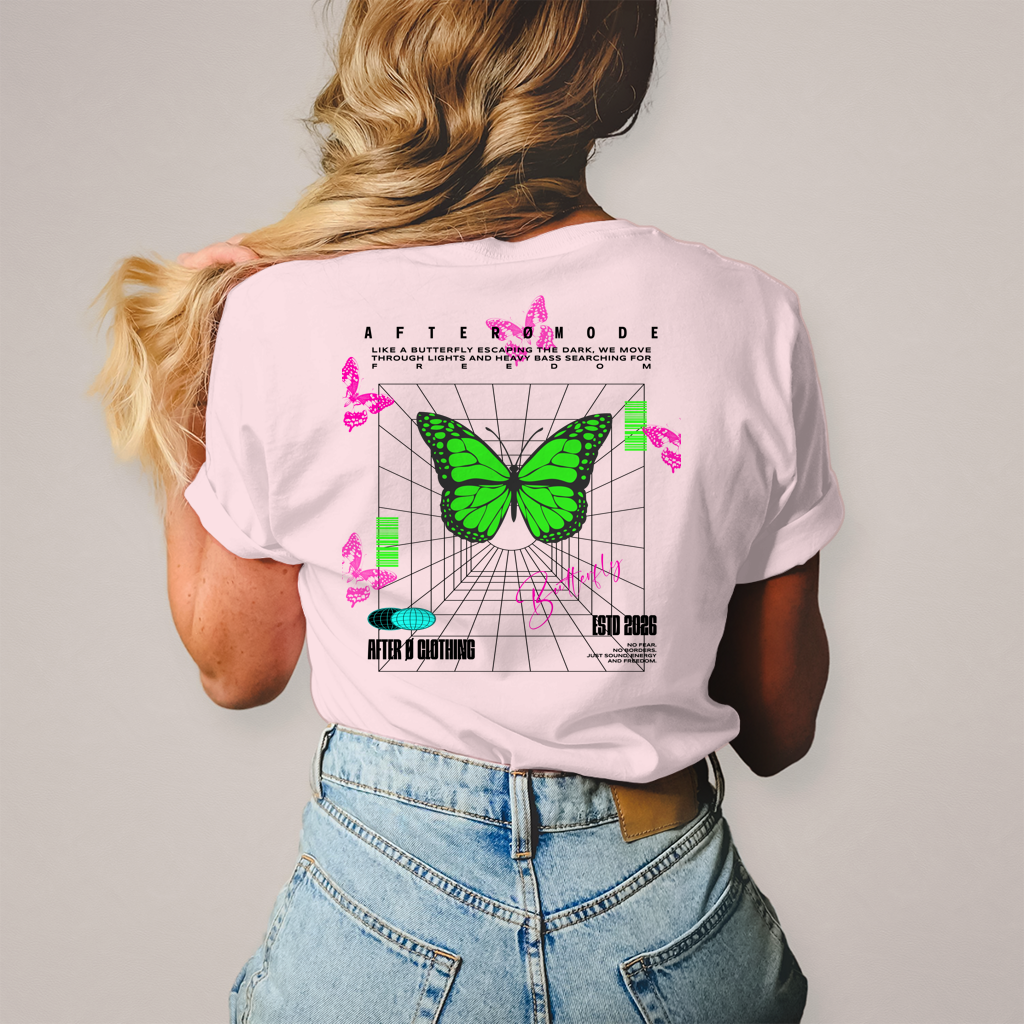 Butterfly – T-Shirt Damen, Rückansicht