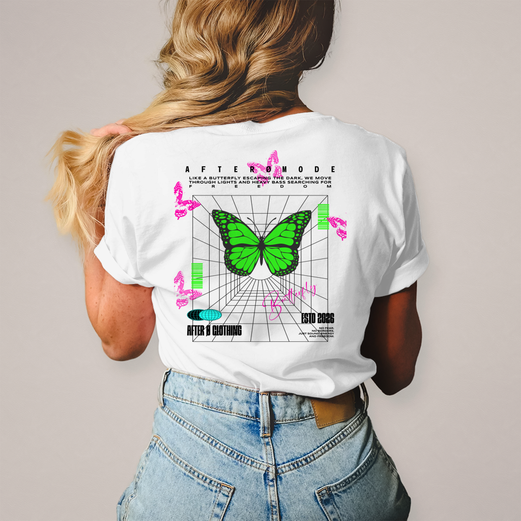 Butterfly – T-Shirt Damen, Rückansicht