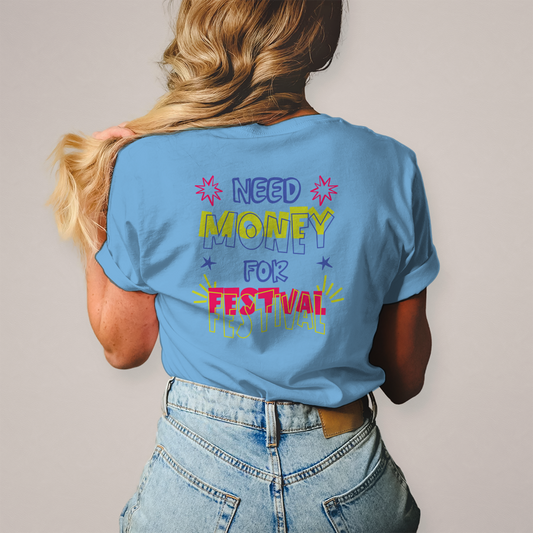 Need Money – T-Shirt Damen, Rückansicht