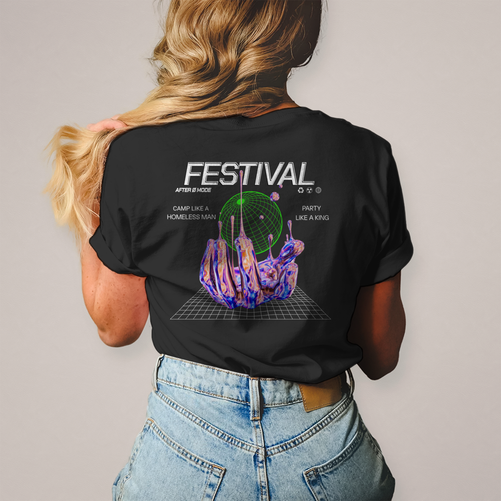 Festival – T-Shirt Damen, Rückansicht