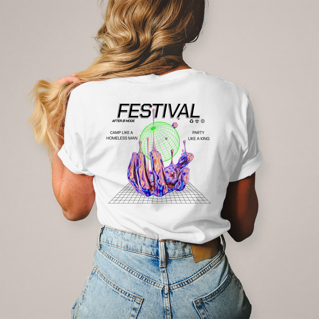 Festival – T-Shirt Damen, Rückansicht