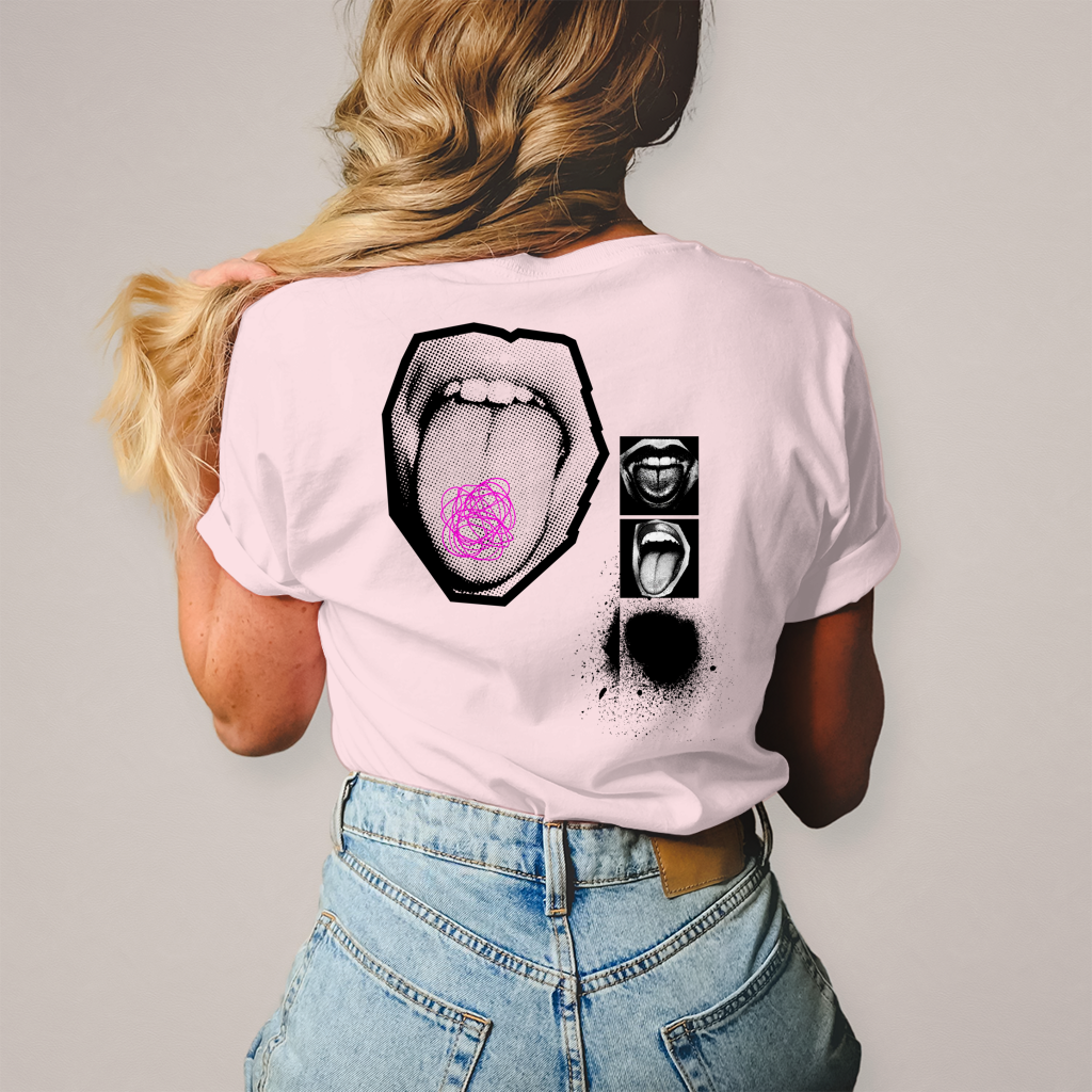 Tongue – T-Shirt Damen, Rückansicht