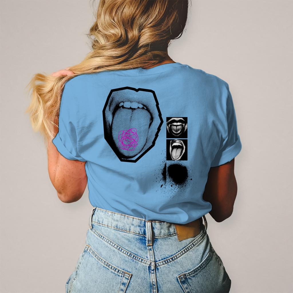 Tongue – T-Shirt Damen, Rückansicht