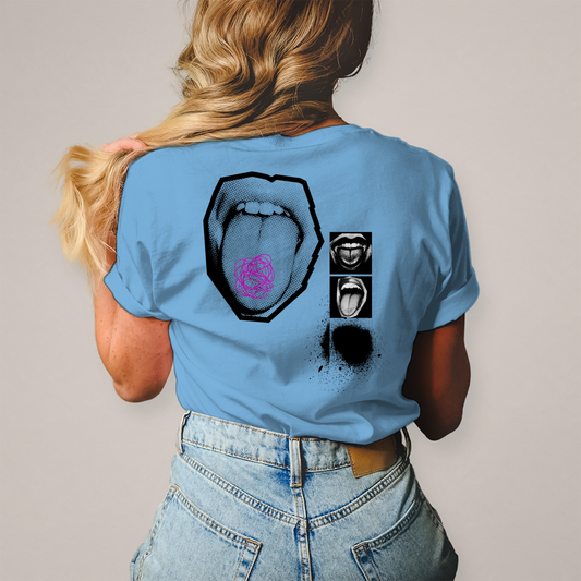 Tongue – T-Shirt Damen, Rückansicht