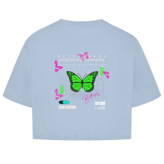 Butterfly – Oversize Crop Top Damen
