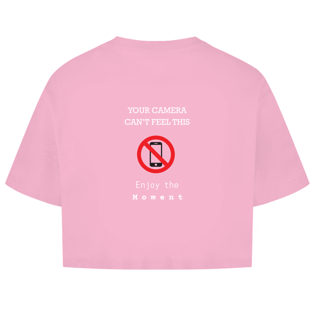 No Phone – Oversize Crop Top Damen