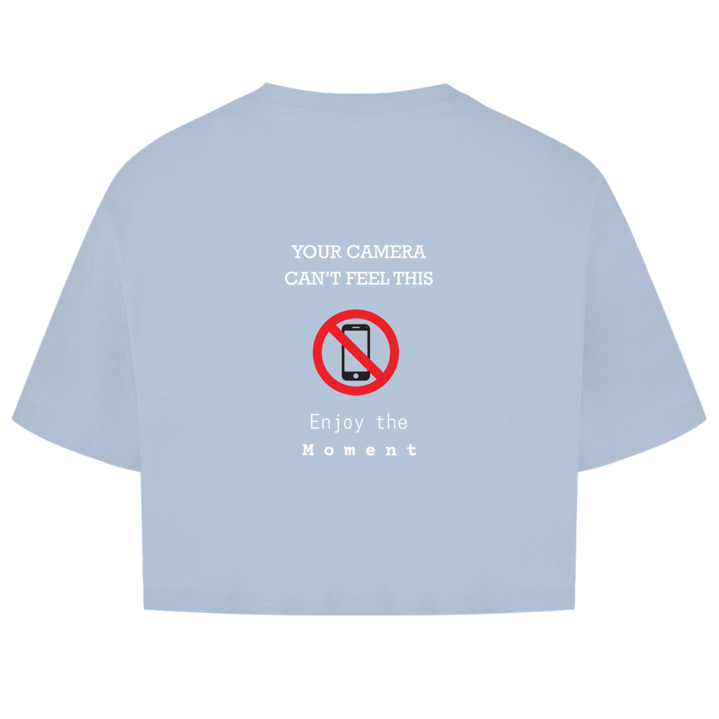 No Phone – Oversize Crop Top Damen