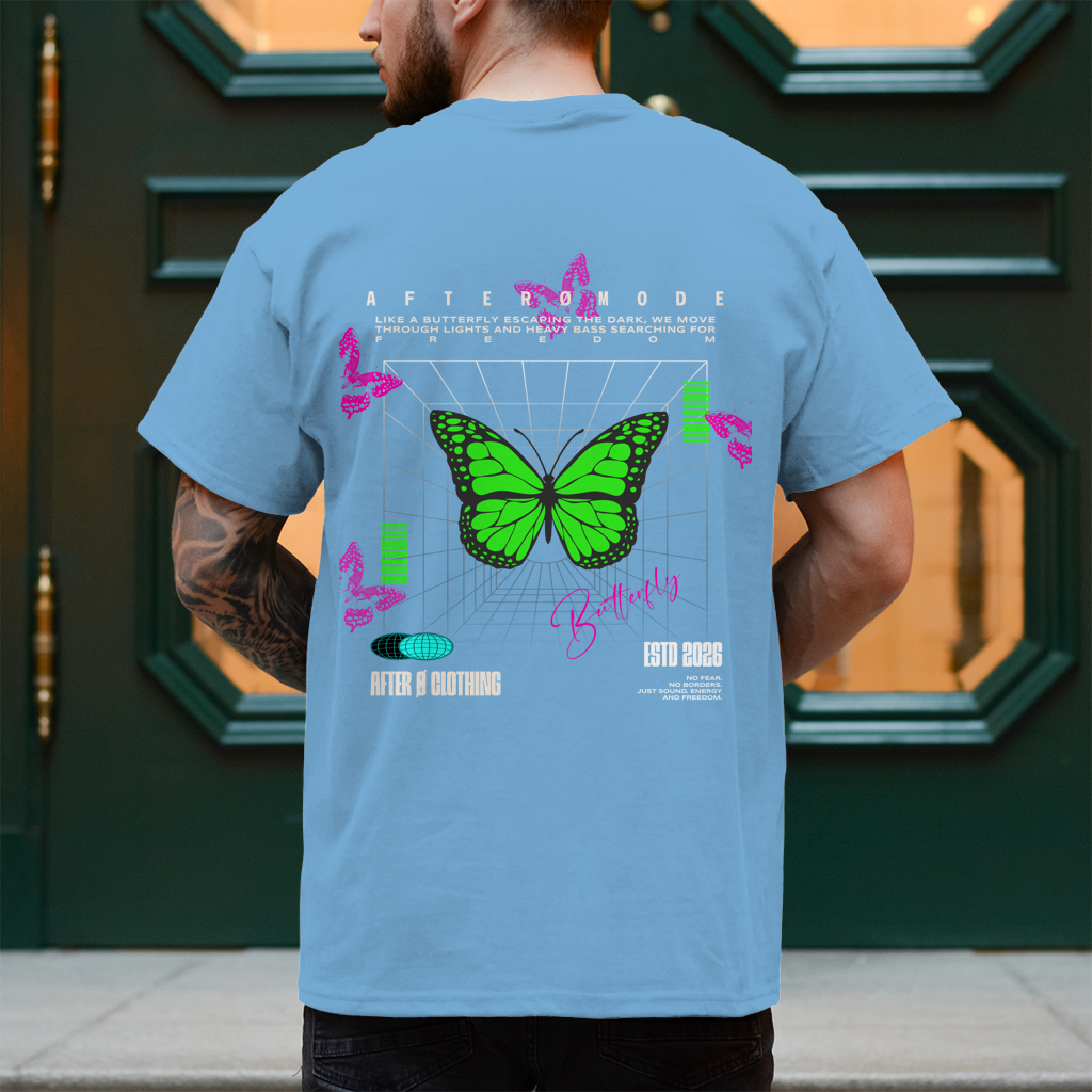 Butterfly – T-Shirt Herren, Rückansicht