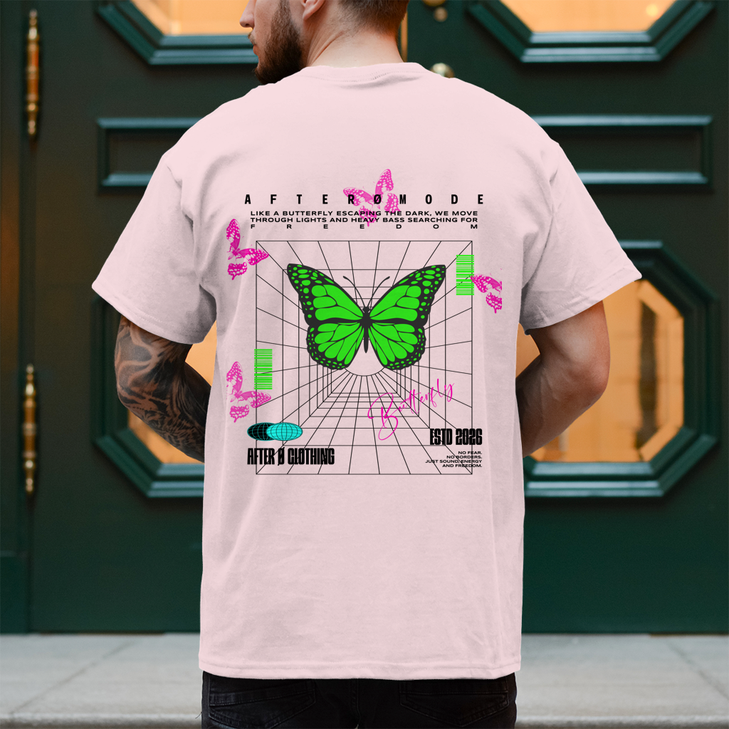 Butterfly – T-Shirt Herren, Rückansicht