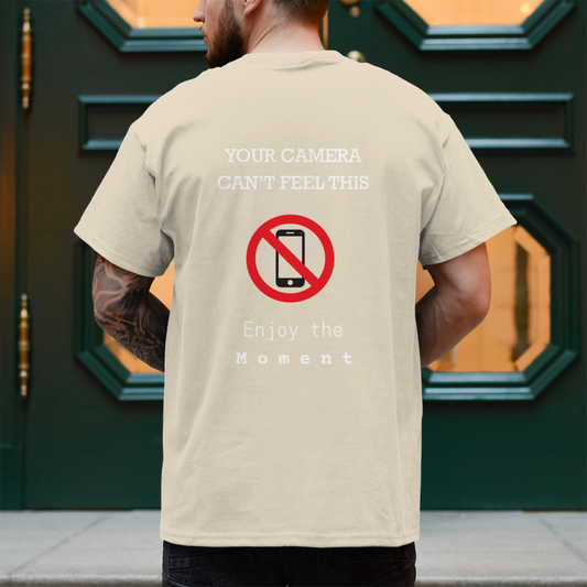 No Phone – T-Shirt Herren, Rückansicht