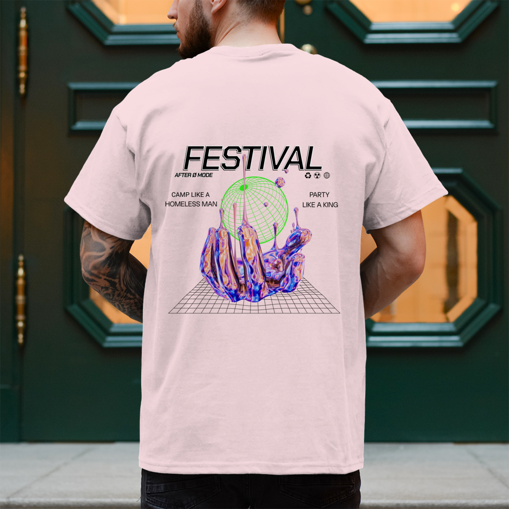 Festival – T-Shirt Herren, Rückansicht