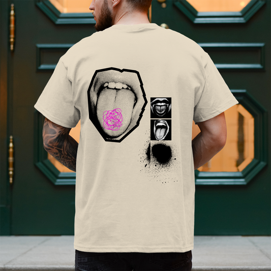 Tongue – T-Shirt Herren, Rückansicht