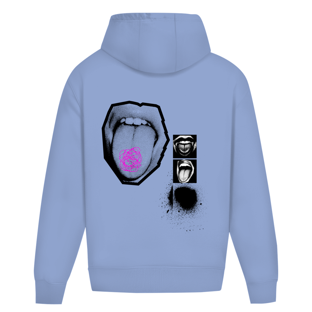 Tongue – Oversize Hoodie, Rückansicht