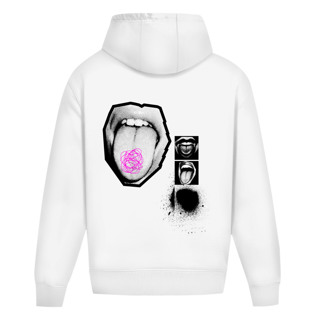 Tongue – Oversize Hoodie, Rückansicht