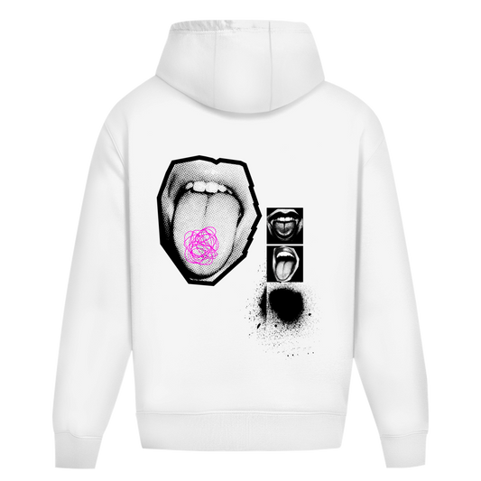 Tongue – Oversize Hoodie, Rückansicht