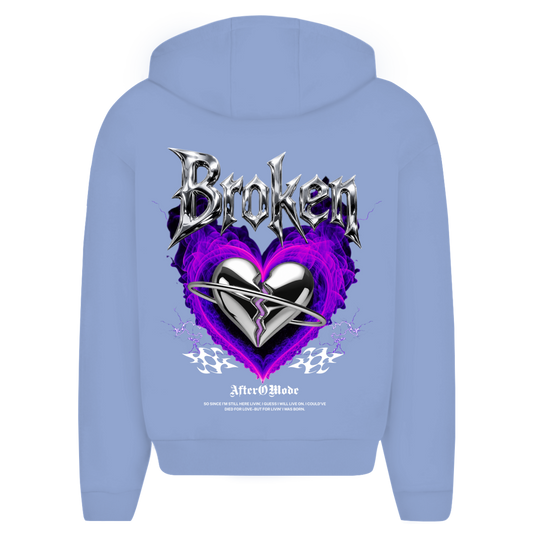 Broken Heart – Oversize Zipper Hoodie Herren