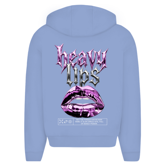 Heavy Lips – Oversize Zipper Hoodie Herren