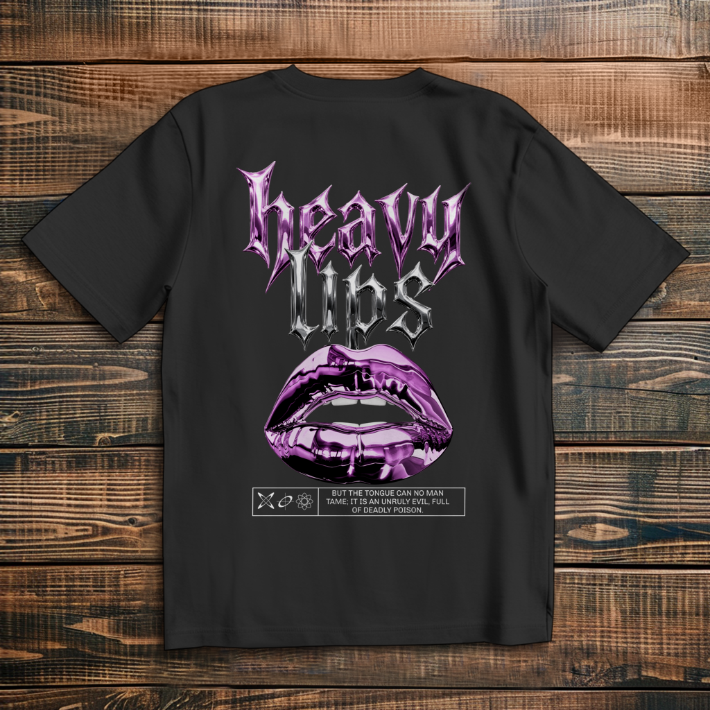Heavy Lips – Oversize T-Shirt Herren