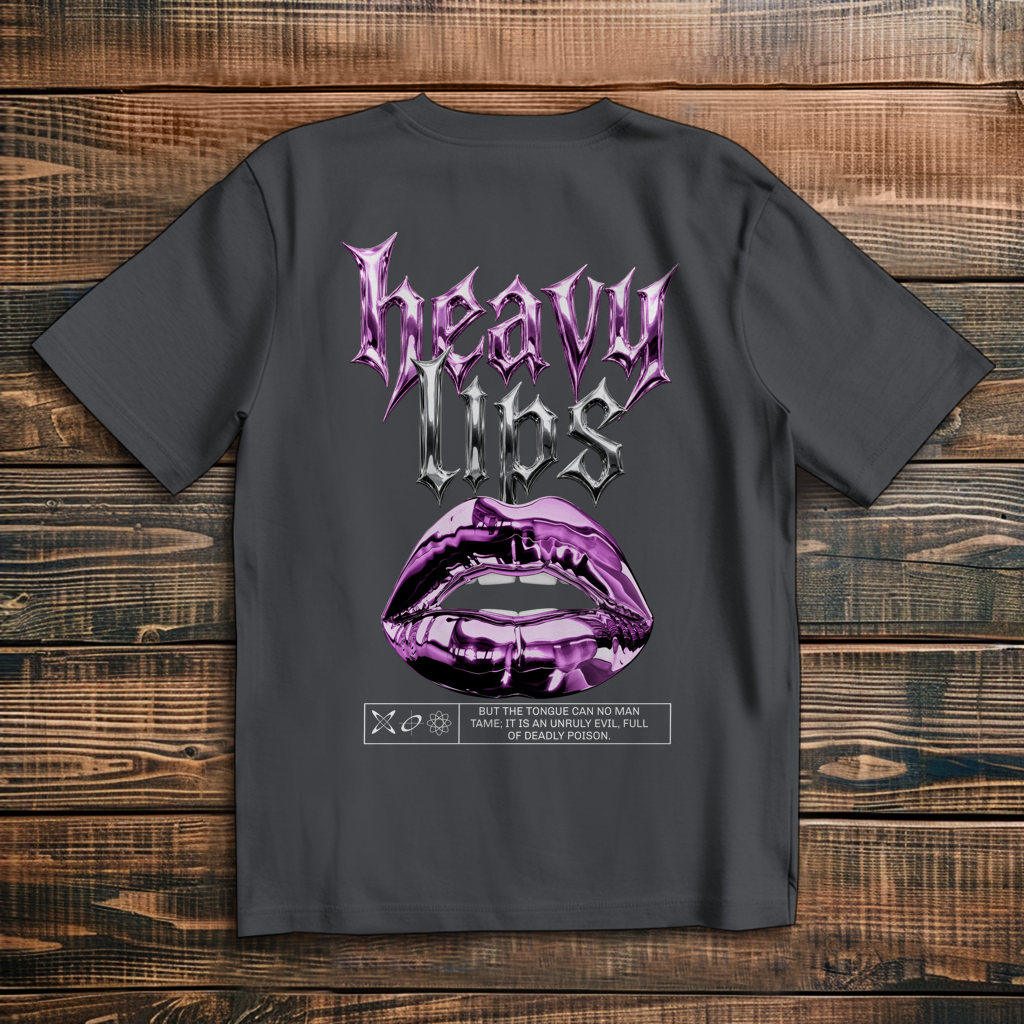 Heavy Lips – Oversize T-Shirt Herren