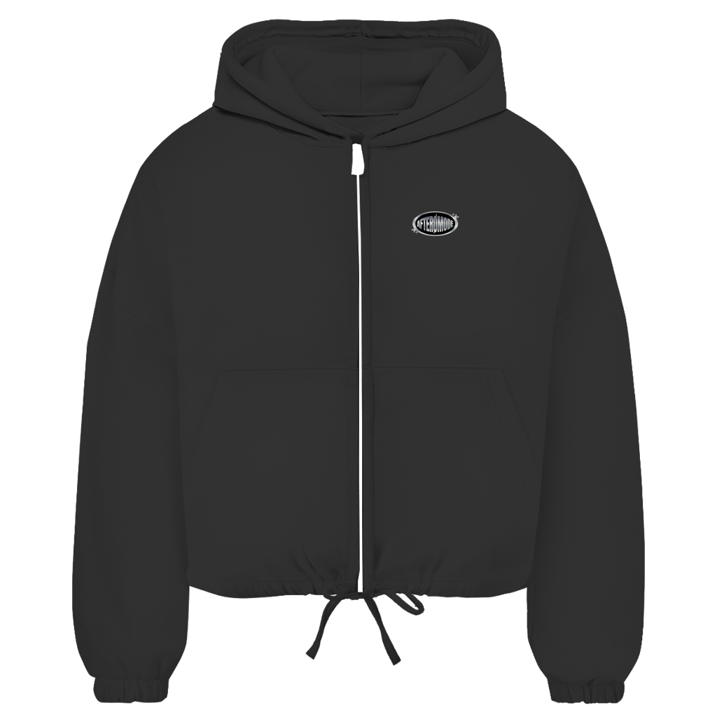 Chrome Butterfly – Zipper Hoodie Damen
