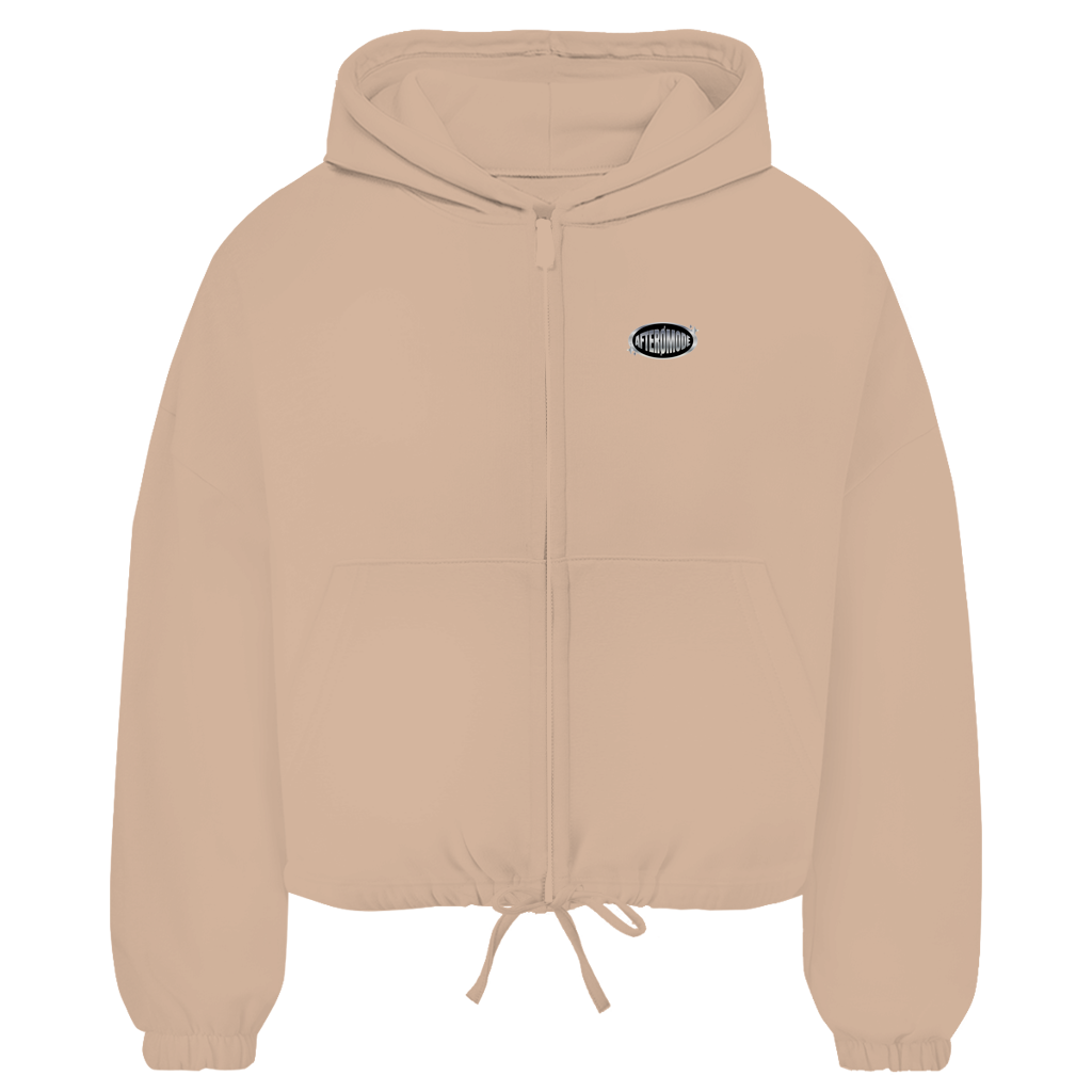 Chrome Butterfly – Zipper Hoodie Damen