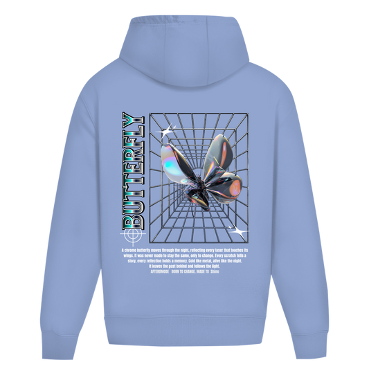 Chrome Butterfly – Oversize Hoodie