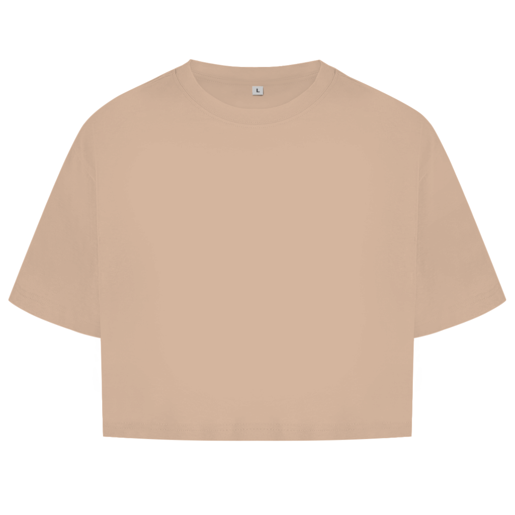 Heavy Lips – Oversize Crop Top Damen