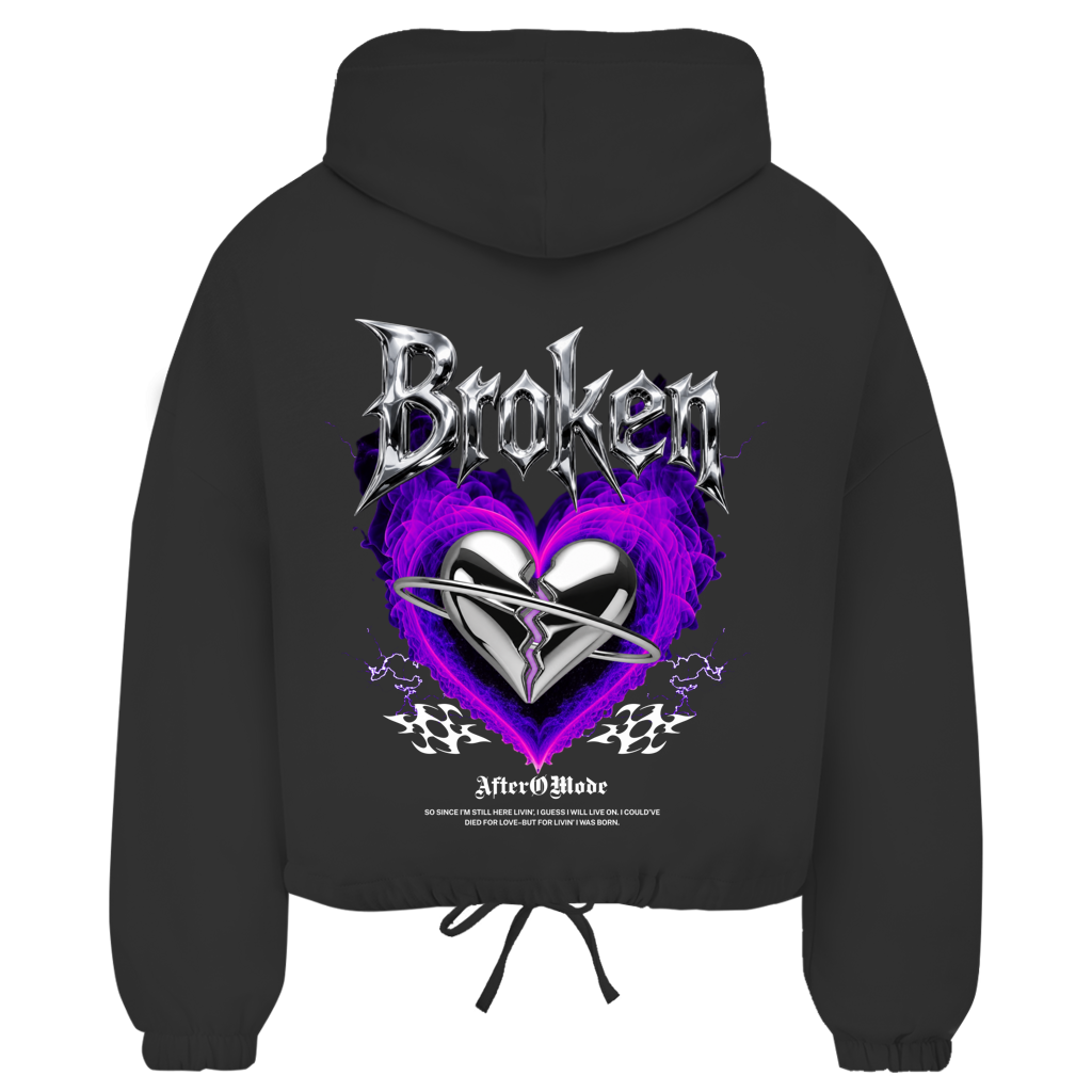 Broken Heart – Zipper Hoodie Damen